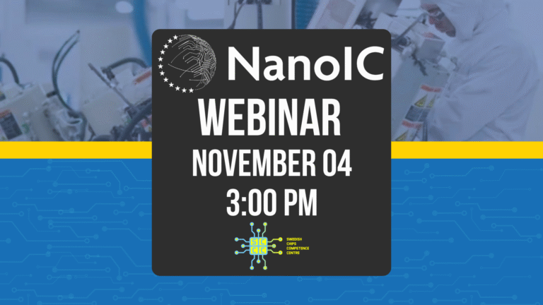 Webinar: Nano IC pilot line – 04 November