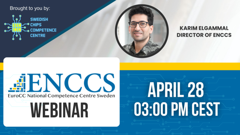 ENCCS webinar 28 april