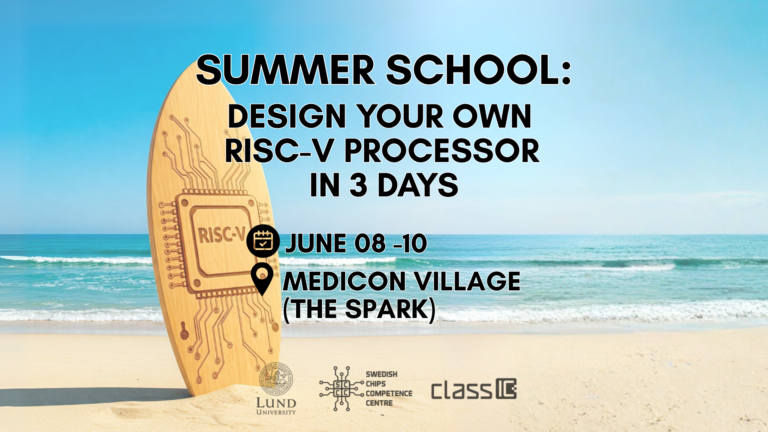 RISC‑V on a chip in three days I 8-10 June 2026