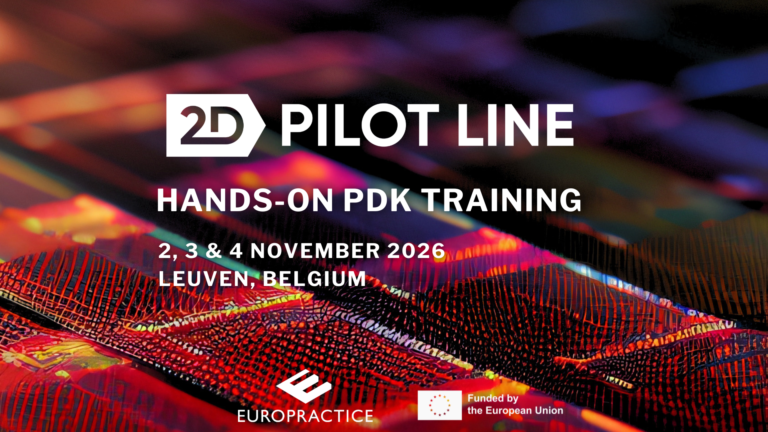 Hands-on PDK training on IC design and simulation of 2D materials-based photonic devices – 2, 3 and 4 November 2026