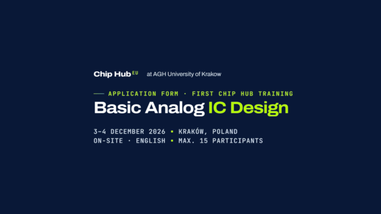 Basic Analog IC Design: Onsite Training in Kraków, Poland – 3 & 4 december